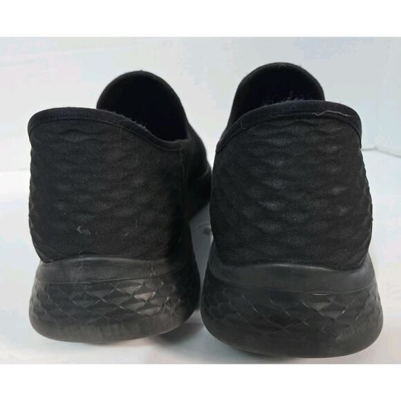 Skechers Slip Ins Go Walk Flex Black No Hands Shoes Men's Size 10.5 - Picture 4 of 6